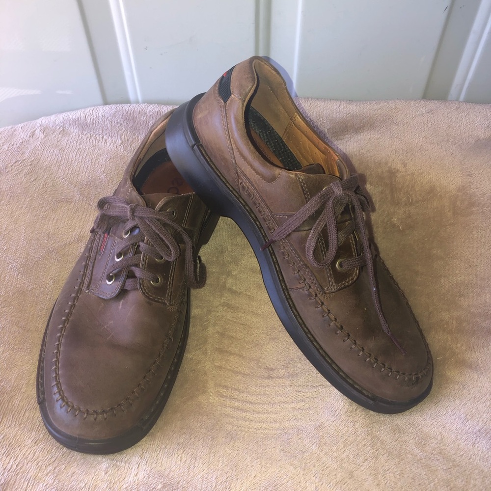 Ecco brown leather loafers size 45 EU 12 US